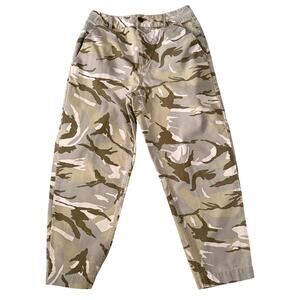 ASOS Design Pants Womens Size 6 Slouchy Cargo Pants Brown Camo Curvy Fit Twill